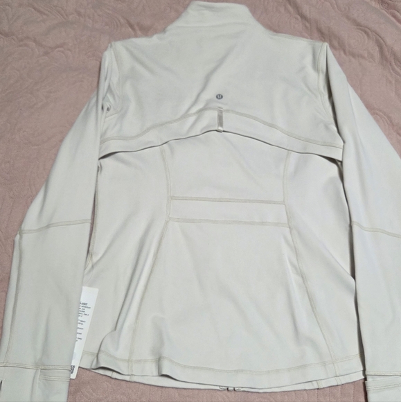 Lululemon Define Jacket Luon NWT Sz 14 White Opal - Picture 13 of 15